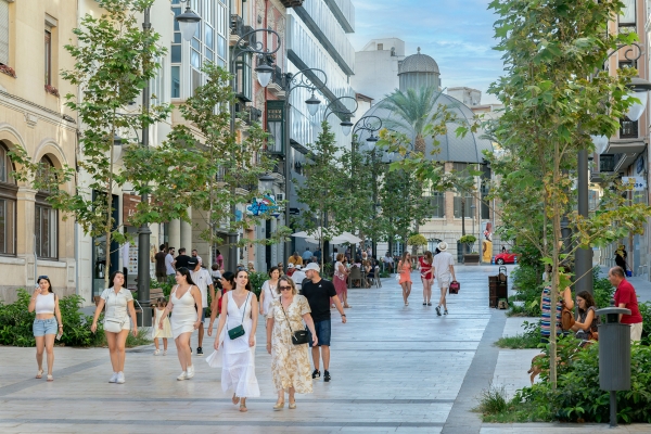 Avenida de la Constitución y plaza Ruperto Chapí